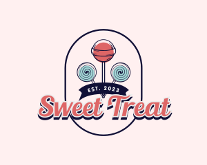 Sweet Lollipop Candy logo design