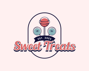 Sweet Lollipop Candy logo