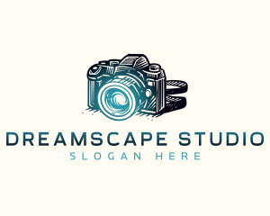 Photography Studio DSLR logo design