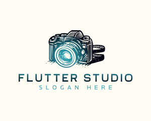 Photography Studio DSLR logo design