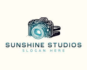 Photography Studio DSLR logo design