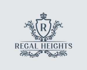 Regal Wreath Crest logo design