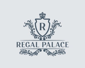 Regal Wreath Crest logo design