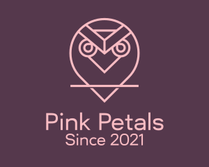 Pink Owl Aviary  logo design