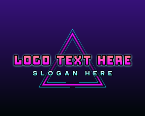 Futuristic Triangle Gaming logo