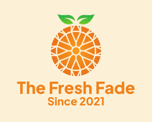 Orange Citrus Fruit  logo design