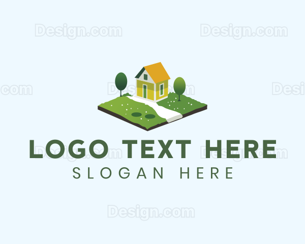 Home Garden Landscaping Logo