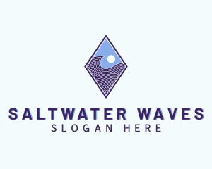 Diamond Wave Technology logo design