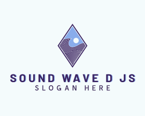 Diamond Wave Technology logo design