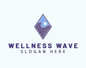 Diamond Wave Technology logo design