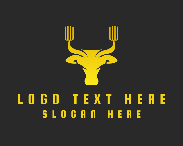 Yellow Bull Fork logo