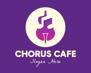 Purple Gradient Violin logo