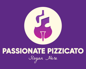 Purple Gradient Violin logo