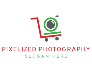 Cart Camera Shopping logo design