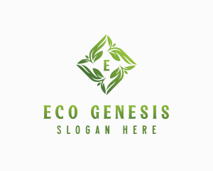 Eco Herbal Garden logo design