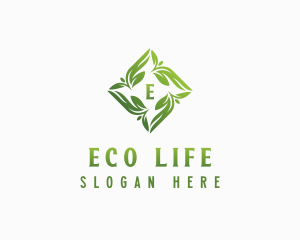 Eco Herbal Garden logo design