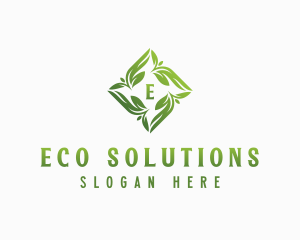 Eco Herbal Garden logo design