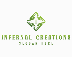 Eco Herbal Garden logo design