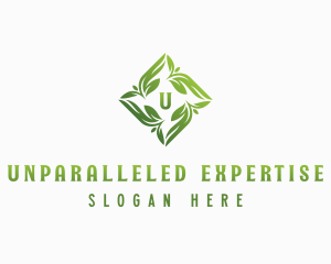 Eco Herbal Garden logo design