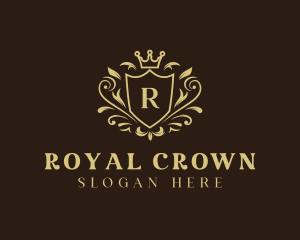 Royal Crown Shield logo design