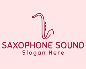 Saxophone Line Art logo