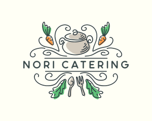 Cooking Pot Caserole logo design