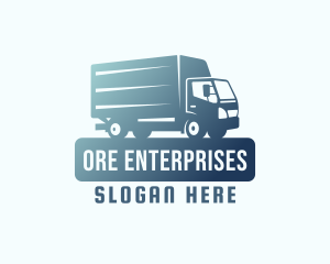 Delivery Truck Logistics Logo