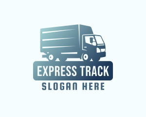 Delivery Truck Logistics logo design