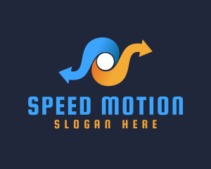 Generic Arrow Motion Business  logo design