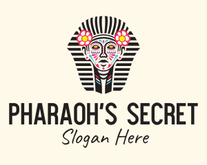 Decorated Pharaoh Sculpture logo