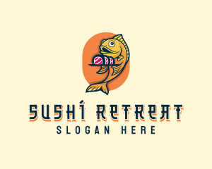 Seafood Sushi Restaurant logo design