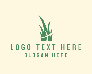 Grass Cutting Landscaper logo