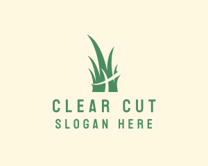 Grass Cutting Landscaper logo design