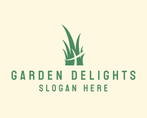 Grass Cutting Landscaper logo design