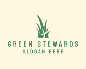 Grass Cutting Landscaper logo design