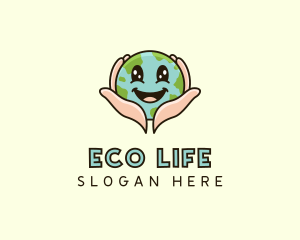 Environmental Eco World logo design