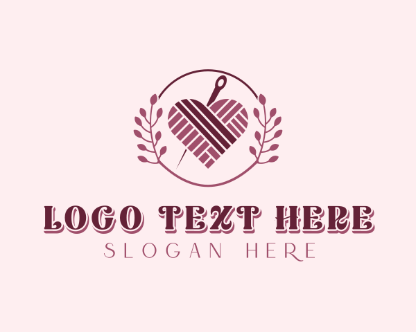 Crochet Needle logo example 3