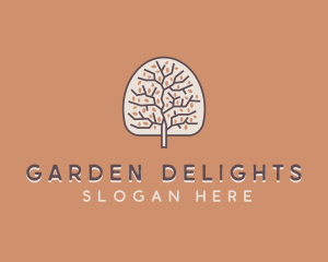 Tree Garden Park logo design