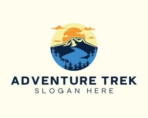 Mountain Lake Adventure logo design