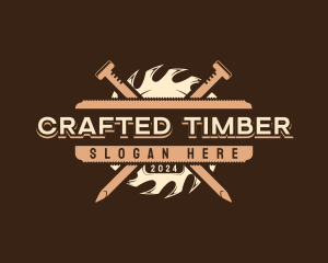 Woodwork Carpentry Saw logo