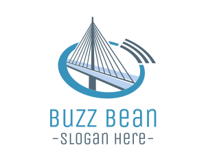 Blue Cable Bridge logo design