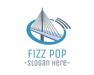 Blue Cable Bridge logo design