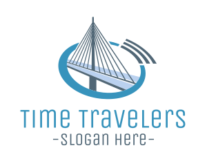 Blue Cable Bridge logo design