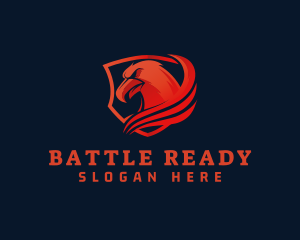Eagle Shield Military logo design