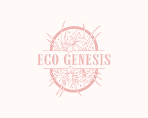 Garden Floral Eco logo design