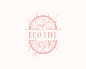 Garden Floral Eco logo design