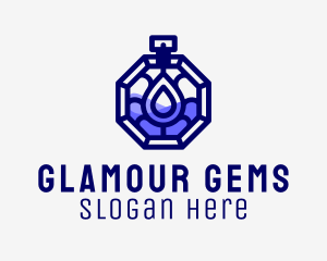 Luxury Perfume Bottle logo design