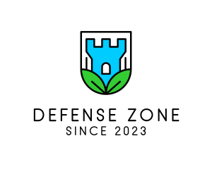 Eco Castle Defense logo design