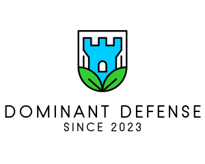 Eco Castle Defense logo design