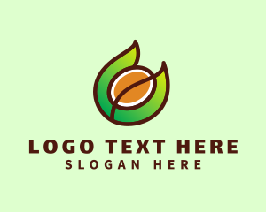 Organic Coffee Letter C  logo